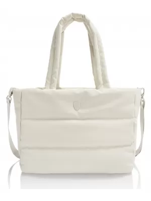 Táska HEYS PUFFER TRAVEL TOTE TÖRTFEHÉR