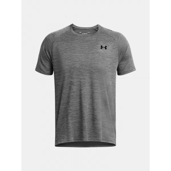 Férfi póló UNDER ARMOUR UA TECH TEXTURED SS 1382796-025 SZÜRKE 