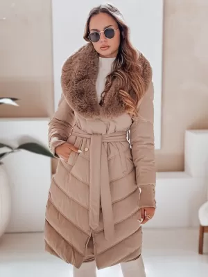Női kabát DSTREET TY5077 KARAMELLA