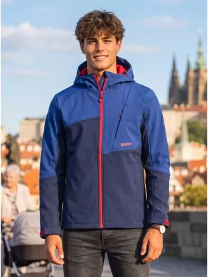 Férfi softshell dzseki ALTISPORT GAN KÉK
