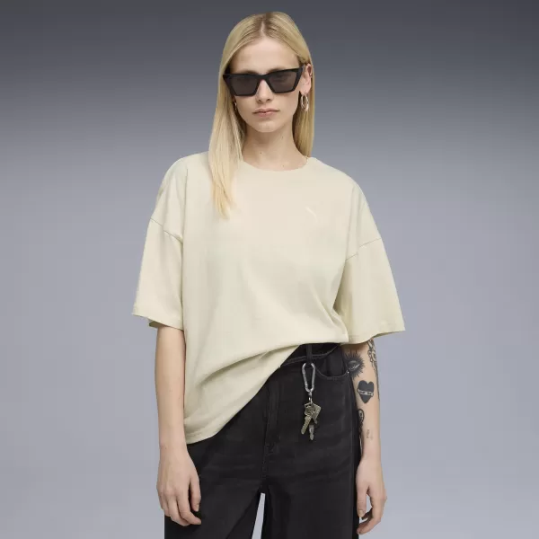  Női póló PUMA HER OVERSIZED TEE 68814887 ALPESI HÓ 