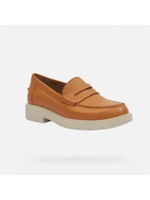 Női mokaszinok GEOX SPHERICA EC1 G000459 BARNA