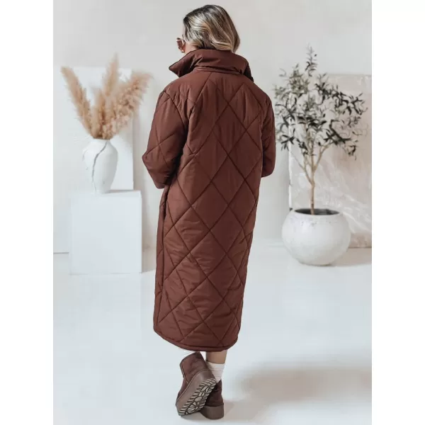  Női kabát DSTREET TY4917 BARNA 