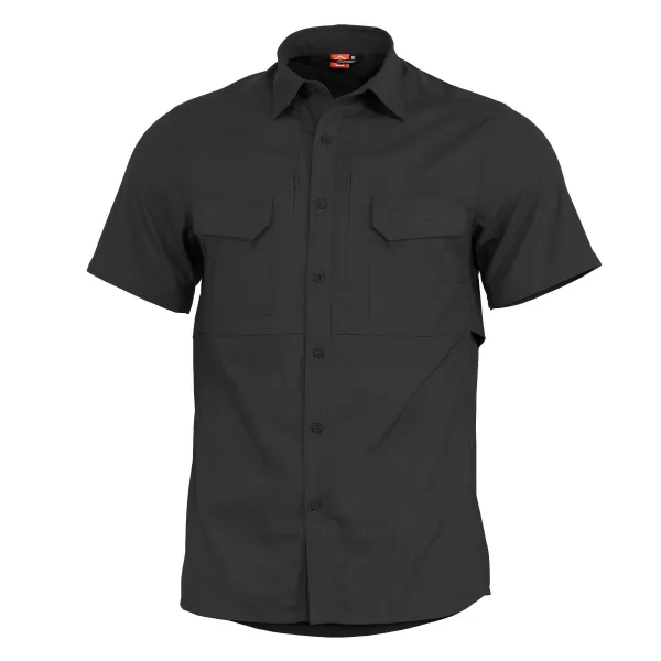  Férfi ing PENTAGON PLATO SHIRT SHORT K02019 FEKETE 
