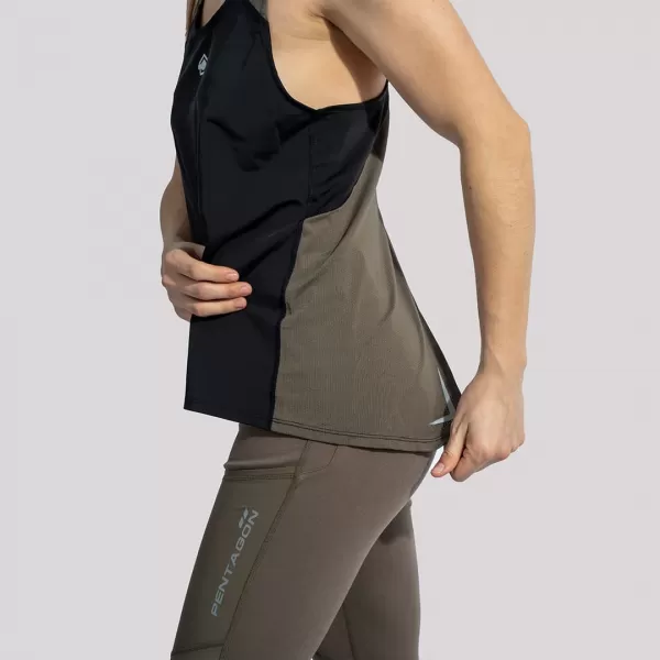  Női póló PENTAGON ARIA WOMENS TANK TOP OFF K09046 FEKETE 