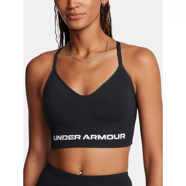  Női melltartó UNDER ARMOUR VANISH SEAMLESS LOW BRA 1384417-001 FEKETE 
