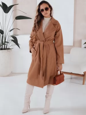 Női kabát DSTREET TY3885 KARAMELLA