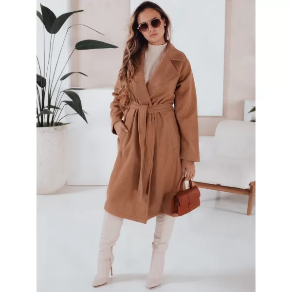 Női kabát DSTREET TY3885 KARAMELLA 