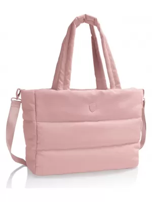 Táska HEYS PUFFER TOTE BAG RÓZSA