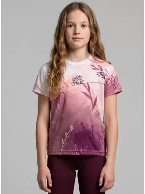 Gyermekfunkciós T -piró prémium ALTISPORT VOJ/ALK083TR01 FEHÉR -PINK