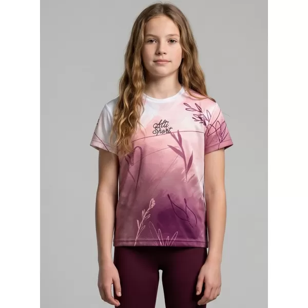  Gyermekfunkciós T -piró prémium ALTISPORT VOJ/ALK083TR01 FEHÉR -PINK 