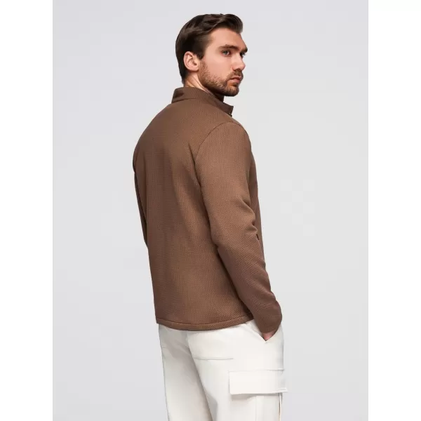  Kabát OMBRE OM-JANP-0229 BARNA 