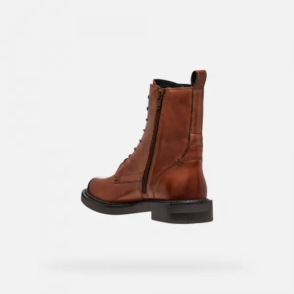  Női bokacsizma GEOX G004555 VILÁGOSBARNA 