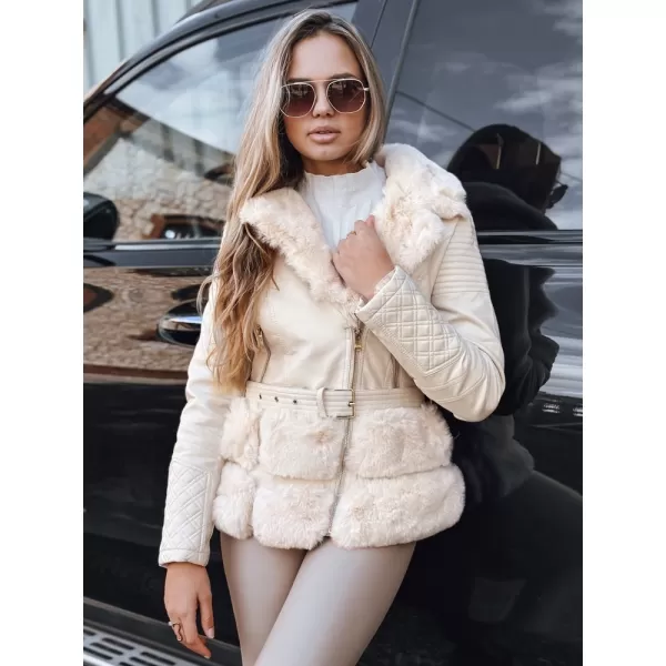 Női kabát DSTREET TY5275 EKRÜ 