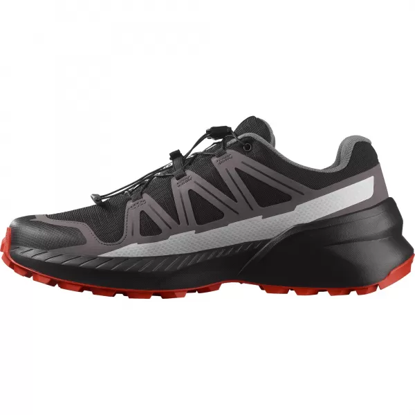  Férfi cipők SALOMON SPEEDCROSS PEAK GORE-TEX FEKETE/CASTLEROCK/KOKTÉLPARADICSOM 