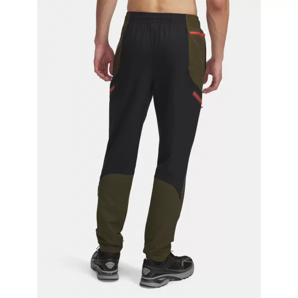  Férfi sportnadrág UNDER ARMOUR UA UNSTOPPABLE CARGO PANT 1390256-308 ZÖLD 