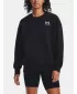 Női pulóver UNDER ARMOUR ESSENTIAL FLC OS CREW 1379475-001 FEKETE