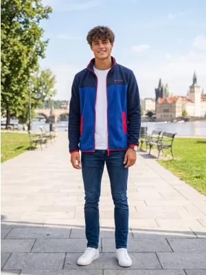 Férfi polár pulóver ALTISPORT GAMEL KÉK