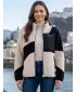 Női polár pulóver ALTISPORT GERI FEKETE/BÉZS