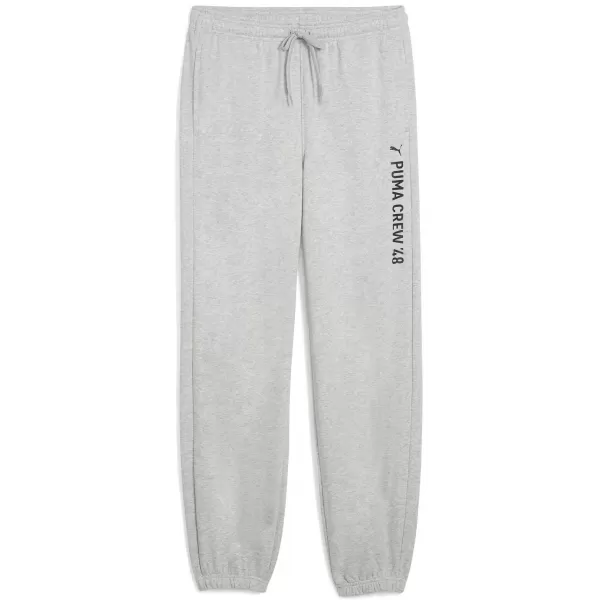  Férfi melegítőnadrág PUMA M GRAPHIC FRENCH TERRY JOGGER 52770304 VILÁGOSSZÜRKE HANGA 