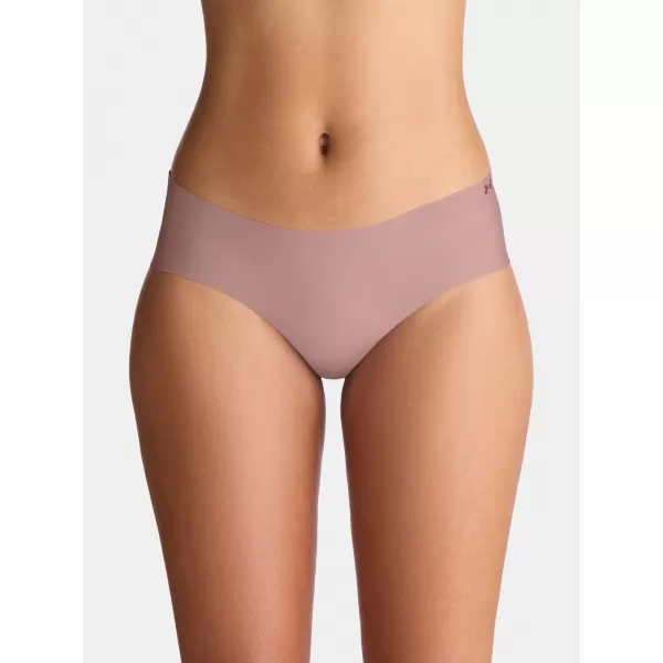  Női bugyi UNDER ARMOUR UA PURE STRETCH NS HIP - 3PK 1383895-673 TURMALIN RÓZSASZÍN 