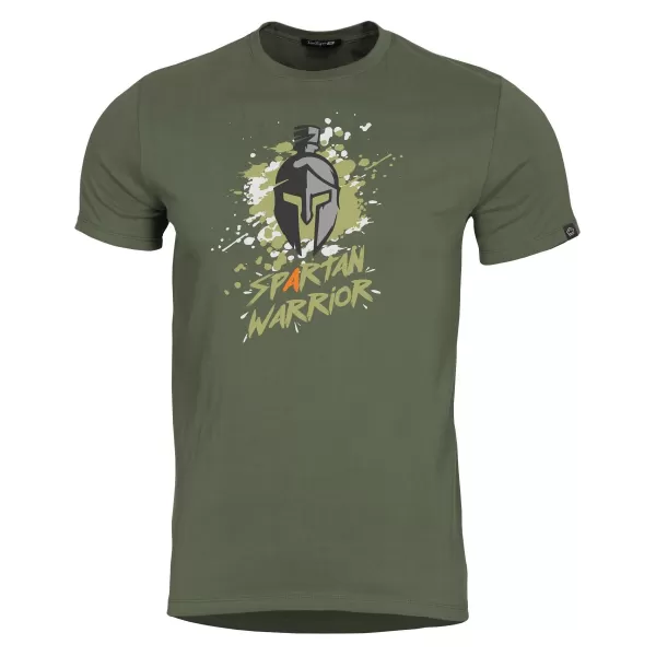  póló PENTAGON AGERON SPARTAN WARRIOR K09012 OLÍVA ZÖLD 
