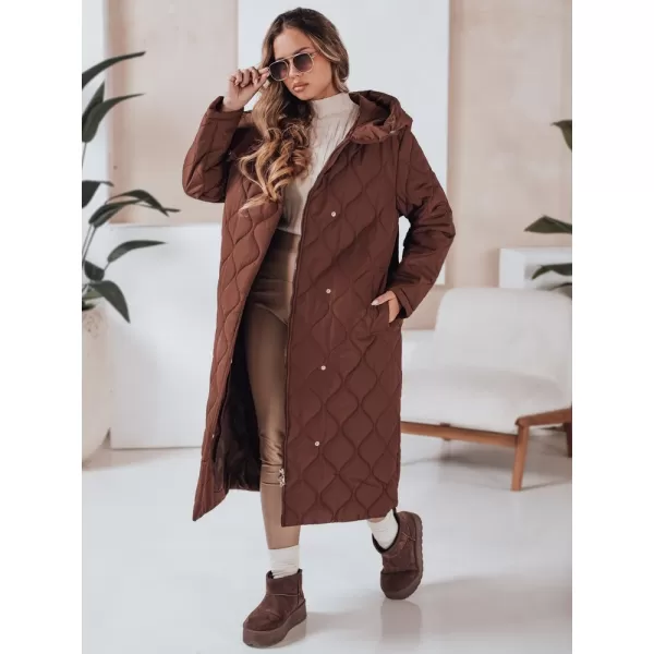  Női kabát DSTREET TY4927 BARNA 