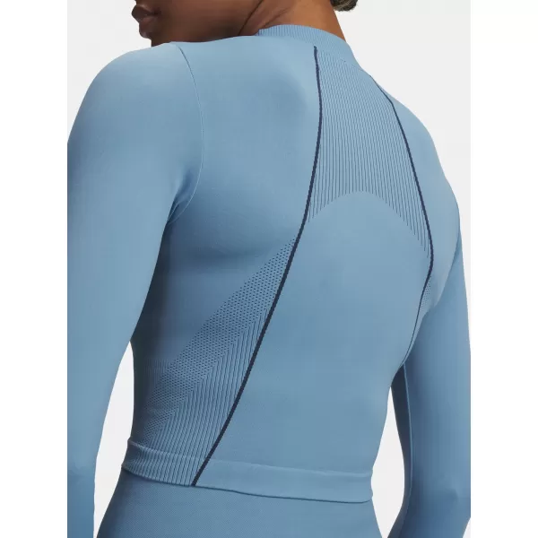  Női póló UNDER ARMOUR UA VANISH SEAMLESS LS 6000645-418 KÉK 
