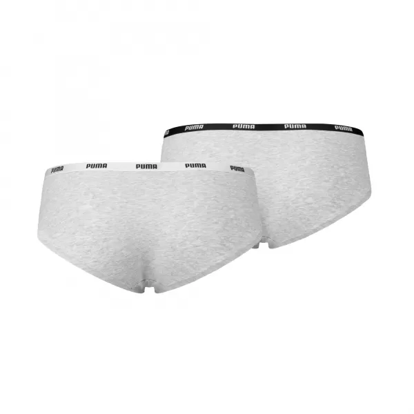  Bugyi PUMA WOMEN HIPSTER 2P PACK 90785205 SZÜRKE/SZÜRKE 