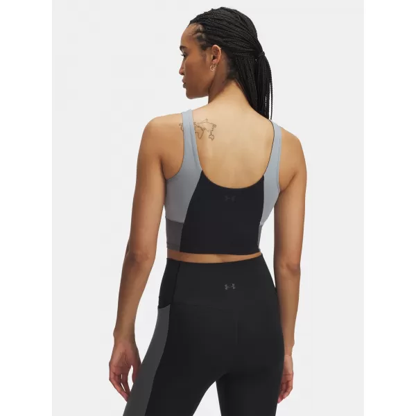  Női felső UNDER ARMOUR MERIDIAN COLORBLOCK TANK 6004001-002 FEKETE 
