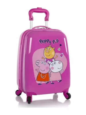 Bőrönd HEYS Kids Peppa Pig 4w RÓZSASZÍN