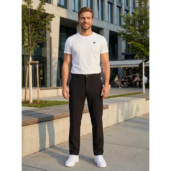  Férfi nadrág ALTISPORT ATS TROUSER SLIM-FIT FEKETE 