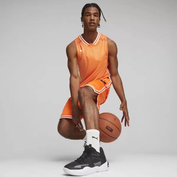  Férfi mez PUMA HOOPS TEAM GAME JERSEY 67662808 ARANY MÁK 
