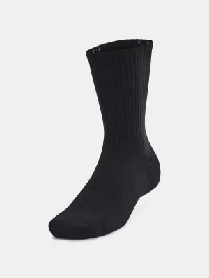 Zokni UNDER ARMOUR UNISEX UA TC 3PK CREW 1386311-001 FEKETE