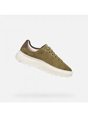 Női tornacipő GEOX SPHERICA EC4.1 G009311 KHAKI