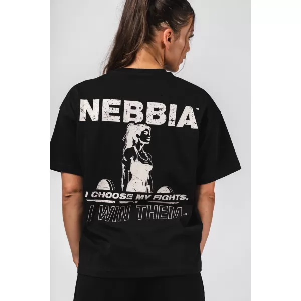  Túlméretes póló RESET 491 BLACK Nebbia 
