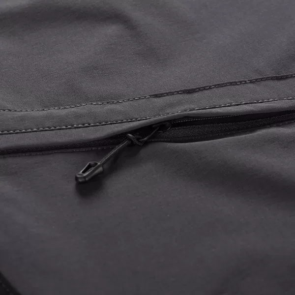  Férfi softshell nadrág ALPINE PRO AKAN 2 SÖTÉTSZÜRKE 