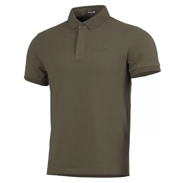  Férfi póló gallérral PENTAGON VALOR POLO SHIRT K09051 BARNA SZÜRKE 