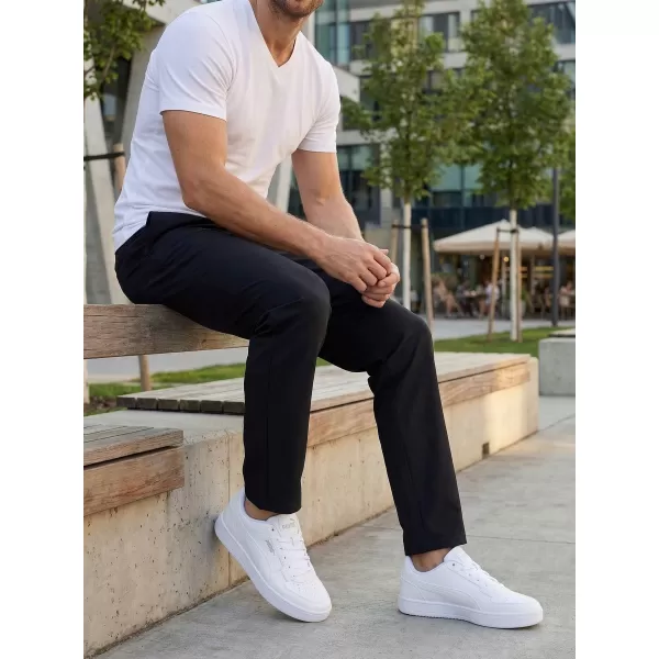  Férfi nadrág ALTISPORT ATS TROUSER CLASSIC-FIT FEKETE 