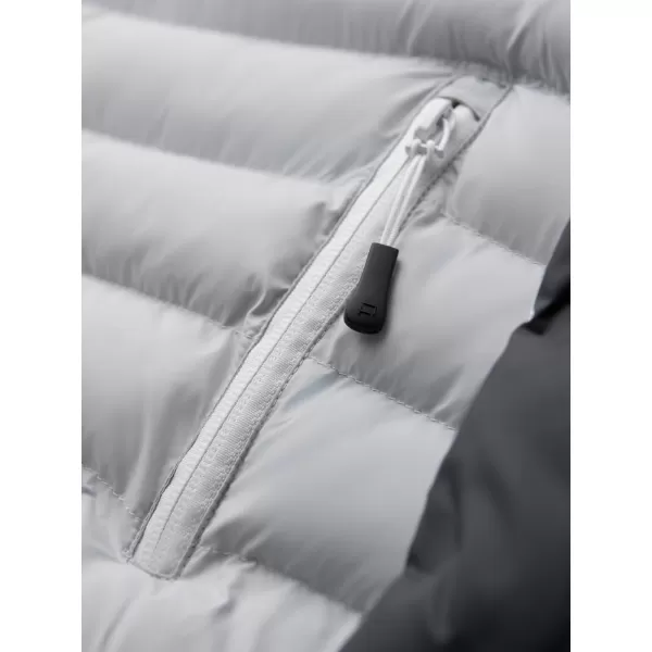  Kabát OMBRE OM-JALP-0206 GRAFIT ÉS FEHÉR 