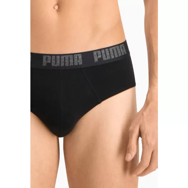  Férfi rövidnadrág PUMA BASIC BRIEF 2P 88910006 FEKETE/FEKETE 