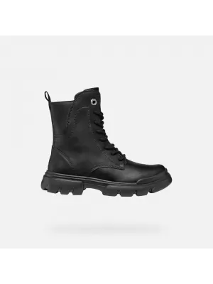 Lány bokacsizma GEOX JUNETTE J56HVB000BCC9999 FEKETE