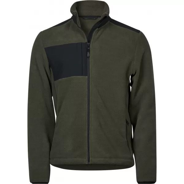  Férfi pulóver TEE JAYS | TJ 9120 MÉLYZÖLD/FEKETE 