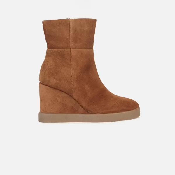  Női bokacsizma GEOX ELIDEA WEDGE BARNA 