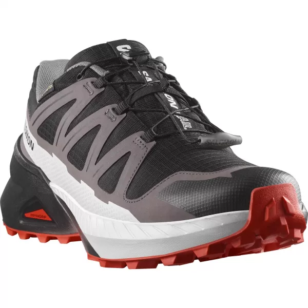  Férfi cipők SALOMON SPEEDCROSS PEAK GORE-TEX FEKETE/CASTLEROCK/KOKTÉLPARADICSOM 