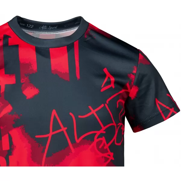  Gyermekfunkciós T -piró prémium ALTISPORT VOJ/ALK076TR01 PIROS -BLACK 