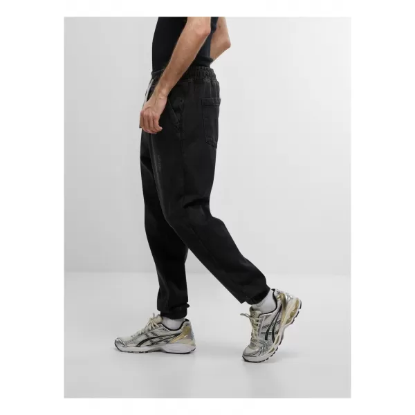  Férfi farmer URBAN CLASSICS TB7296 FEKETÉRE MOSVA 