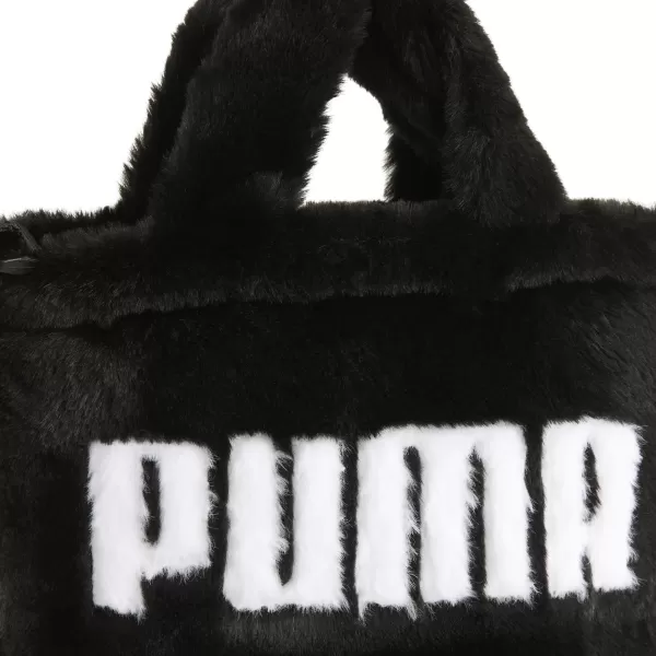  Női táska PUMA UP FAUX FUR MINI SHOPPER BAG 09171301 PUMA FEKETE 