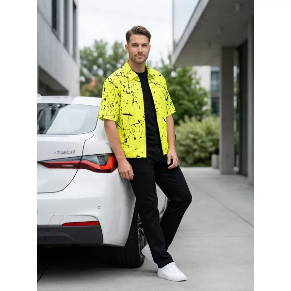  Prémium férfi ing ALTISPORT VOJ/ALM034KOS01 NEON SÁRGA 