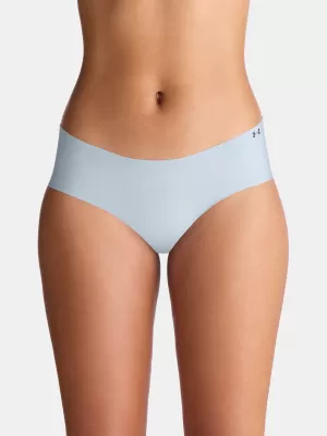 Női bugyi UNDER ARMOUR UA PURE STRETCH NS HIP - 3PK 1383895-453 KÉK NYUGALOM